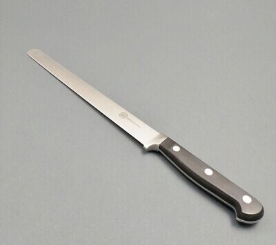 BLUE FARM | Due Buoi knives. Forged ham slicer Knife 25 cm. St. steel. Black