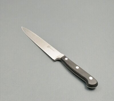 BLUE FARM | Due Buoi knives. Blanked light trinciante Knife 20 cm. St. steel. Black