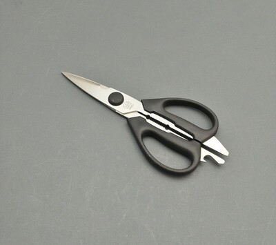 BLUE FARM | Due Buoi knives. 1059. Kitchen scissors. St. steel Black