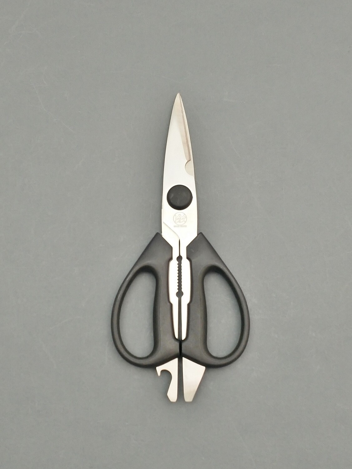 BLUE FARM | Due Buoi knives. 1059. Kitchen scissors. St. steel Black