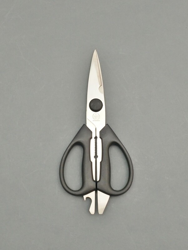 BLUE FARM | Due Buoi knives. 1059. Kitchen scissors. St. steel Black