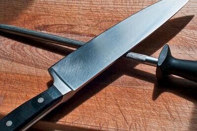 Blanked and forged knives, forks, scissors and sharpeners