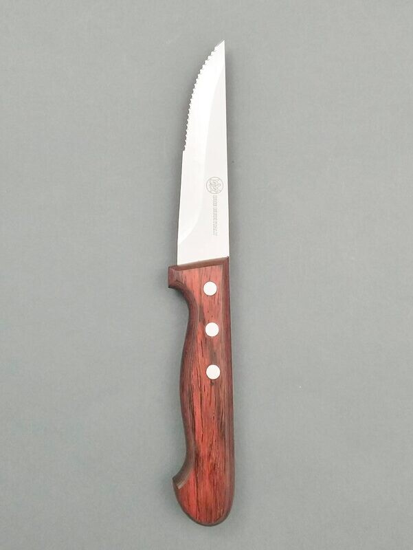 BLUE FARM | Due Buoi knives. Chef&#39;s Slicing Knife. St. steel. Black
