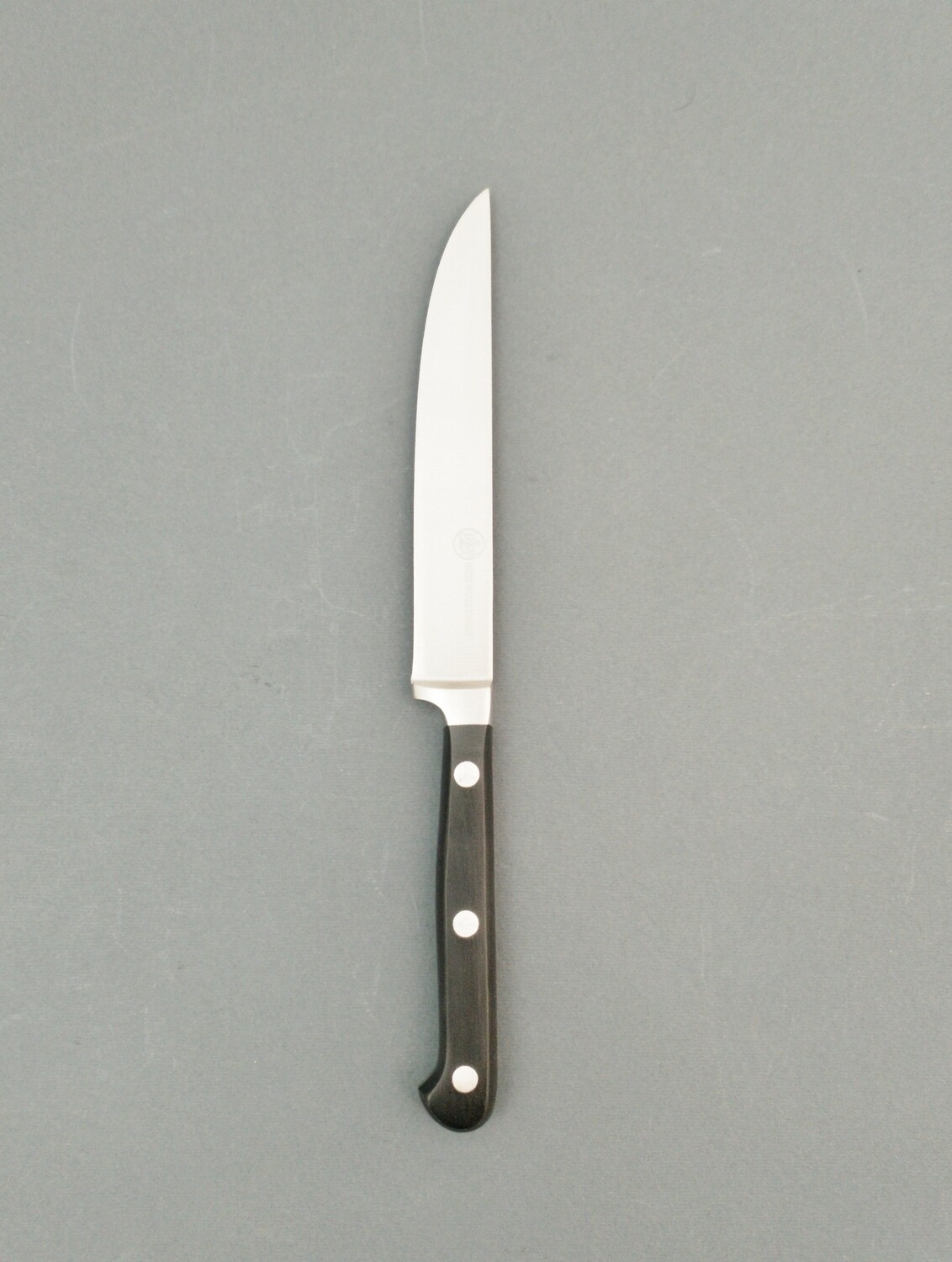 BLUE FARM | Due Buoi knives. Coltello da Bistecca inox forgiato liscio