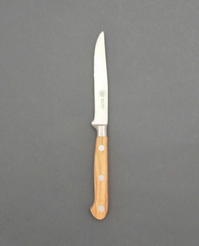 BLUE FARM | Due Buoi knives. St. steel forged Steak Knife green