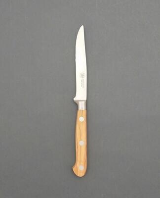 BLUE FARM | Due Buoi knives. St. steel forged Steak Knife green