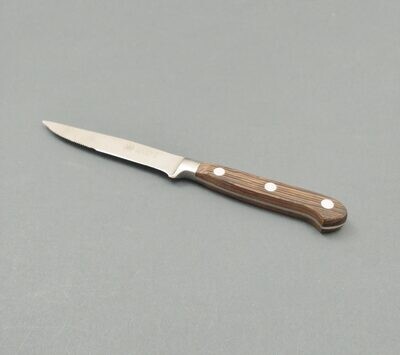 BLUE FARM | Due Buoi knives. St. steel forged Steak Knife wengé