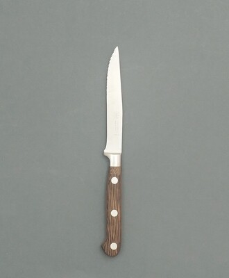 BLUE FARM | Due Buoi knives. St. steel forged Steak Knife wengé