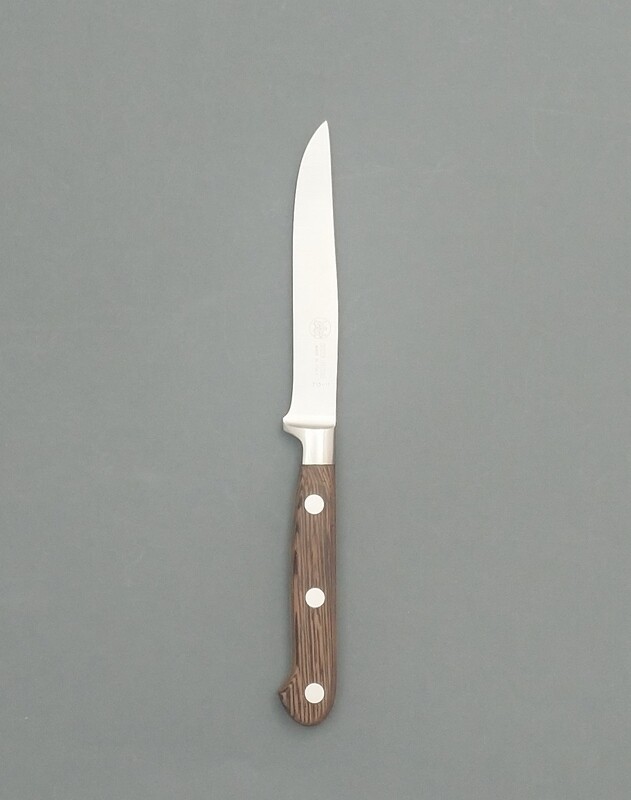 BLUE FARM | Due Buoi knives. St. steel forged Steak Knife wengé