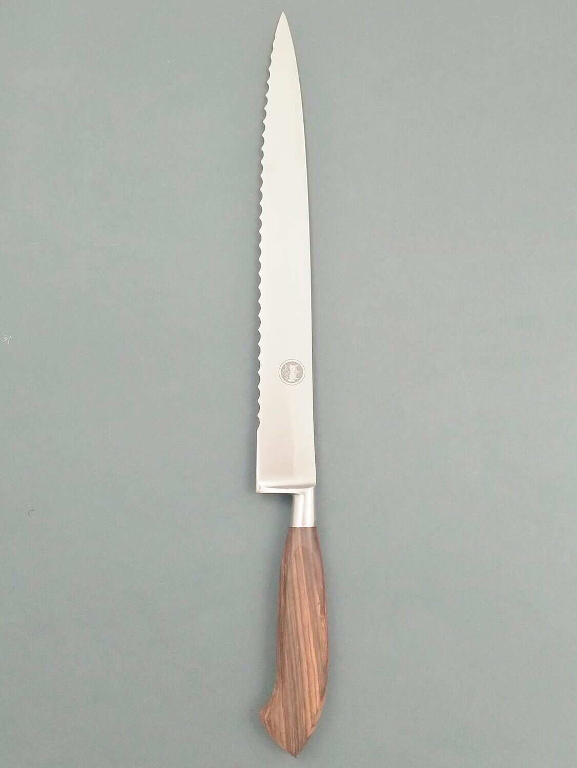 BLUE FARM | Due Buoi knives. Forged bread knife, stainless steel