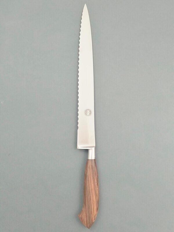 BLUE FARM | Due Buoi knives. Forged bread knife, stainless steel