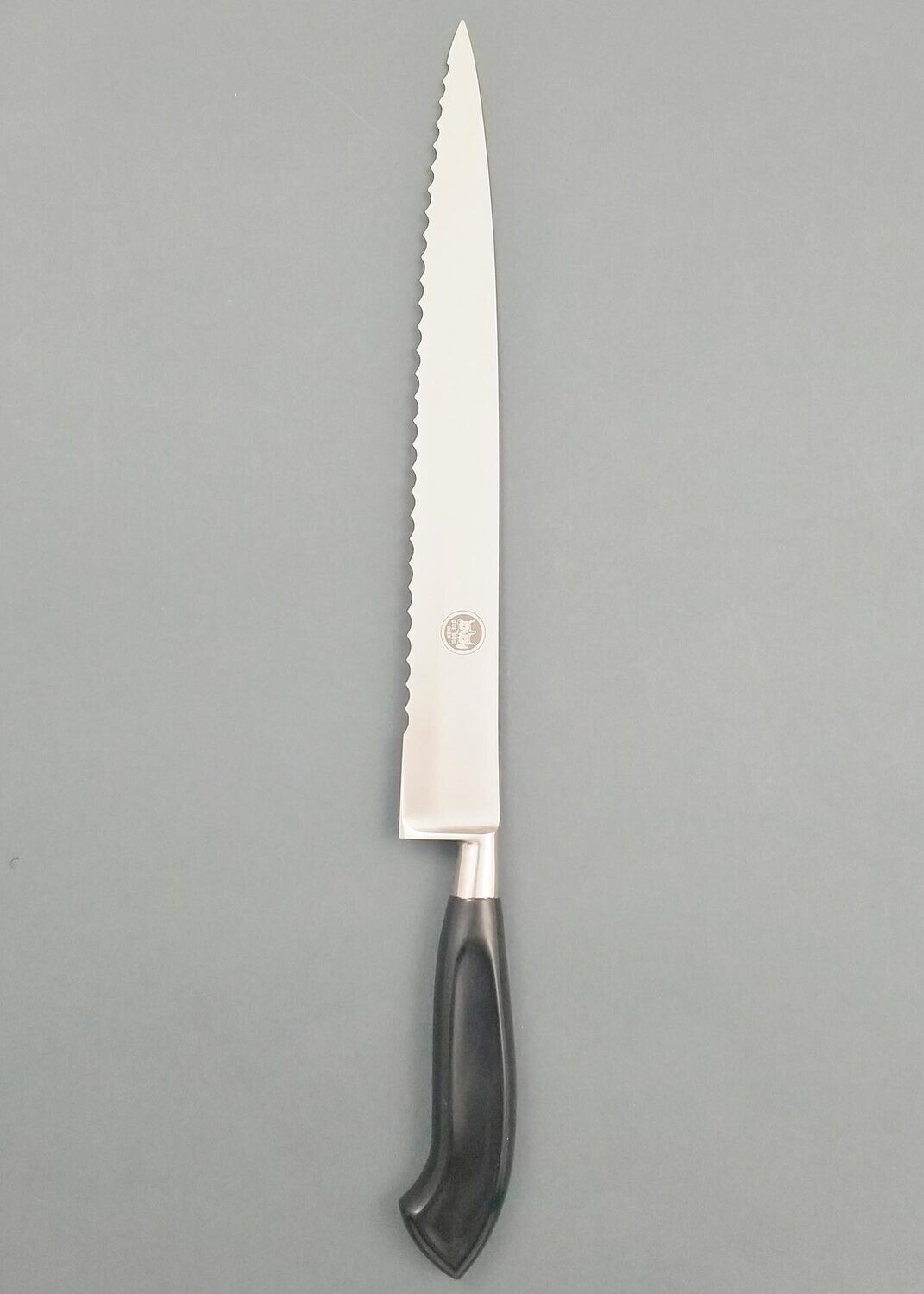 BLUE FARM | Due Buoi knives. Forged bread knife, stainless steel