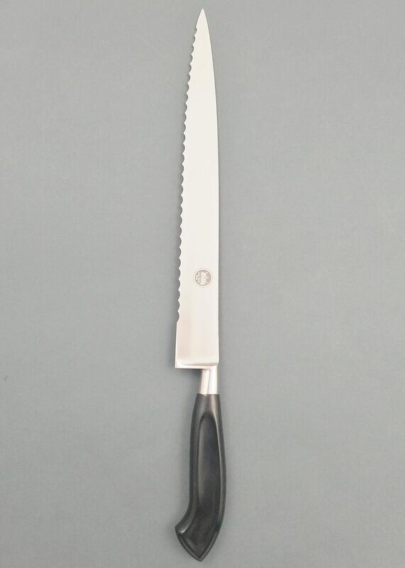 BLUE FARM | Due Buoi knives. Forged bread knife, stainless steel