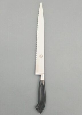 BLUE FARM | Due Buoi knives. Forged bread knife, stainless steel