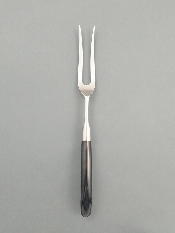 BLUE FARM | Due Buoi knives. Forged serving fork, stainless steel