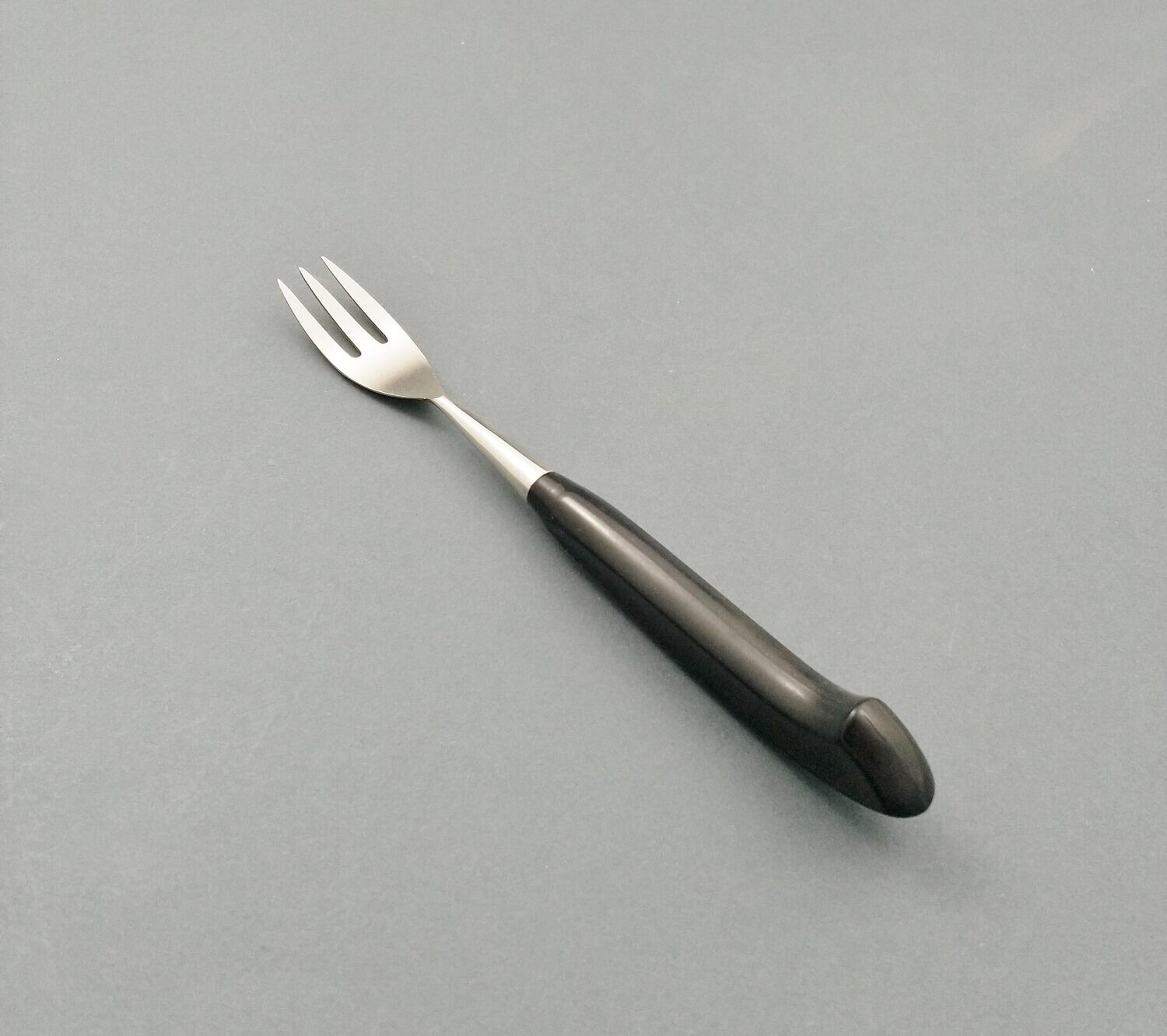 BLUE FARM | Due Buoi knives. Table forged cutler. Black, Item details: Fork with 3 prongs