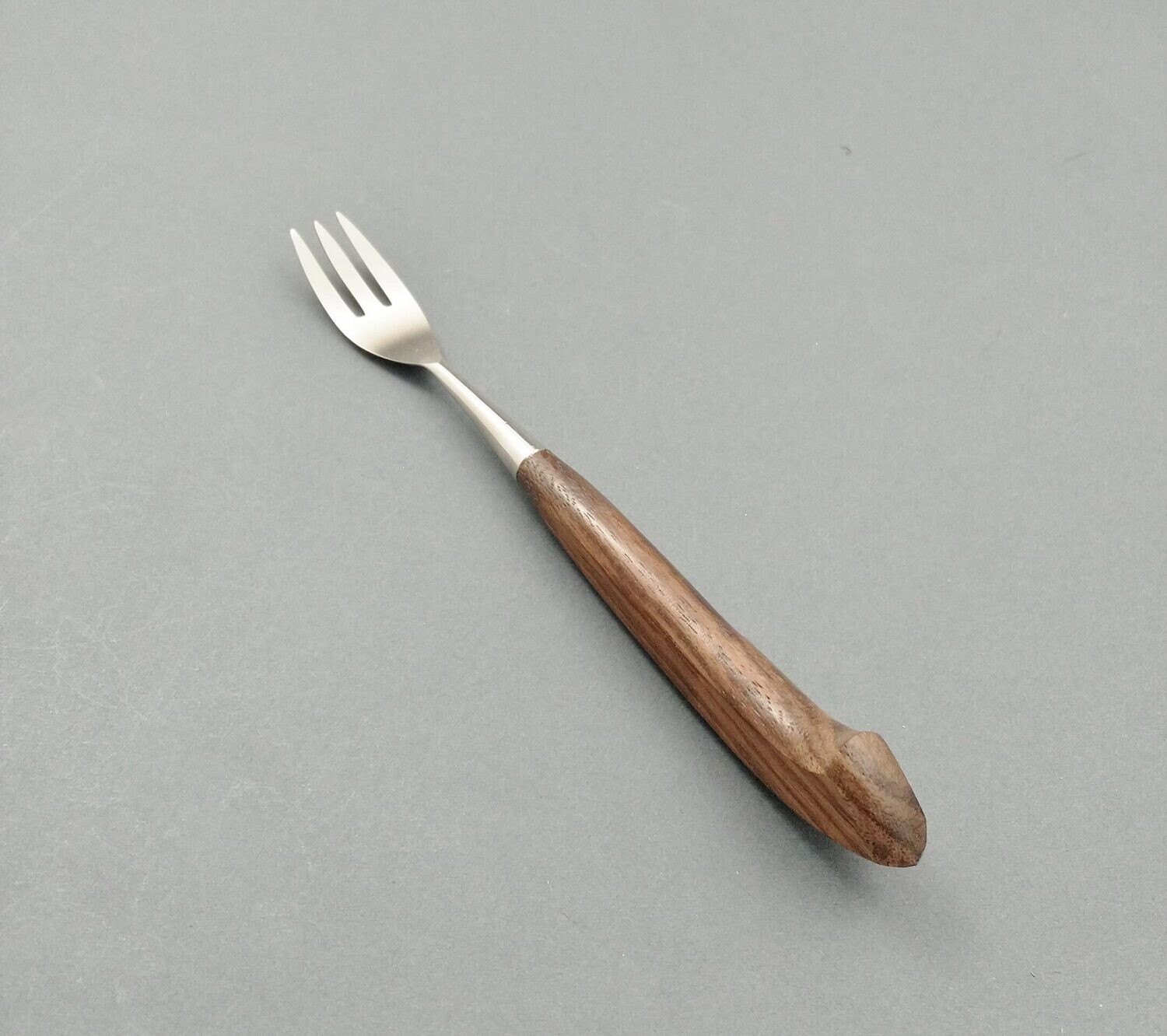 BLUE FARM | Due Buoi knives. Table forged cutler. Palissandro, Item details: Fork with 3 prongs