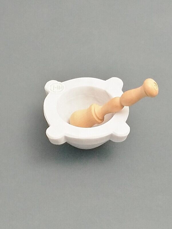BLUE FARM | Due Buoi knives. Carrara Mortar dia.: cm 7