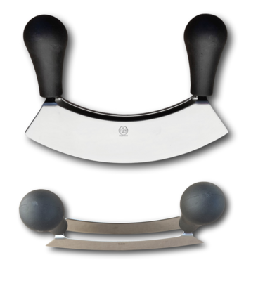 Half moon knives: single and double