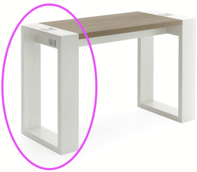 BLUE FARM | Vismara Living table leg LOW