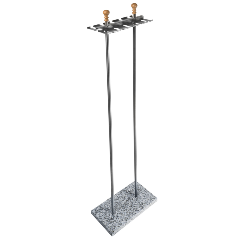 BLUE FARM | Lilly. Stainless steel 10-seater vertical support - h 180 cm