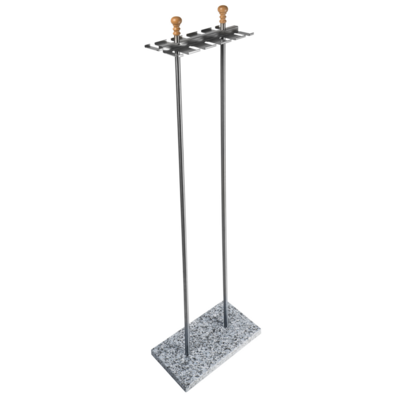 BLUE FARM | Lilly. Stainless steel 10-seater vertical support - h 180 cm