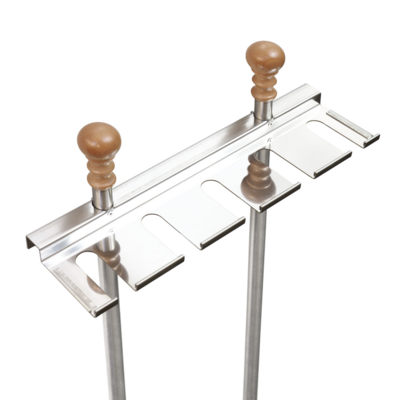 BLUE FARM | Lilly. Vertical rack St. steel, 5 places - h 180 cm