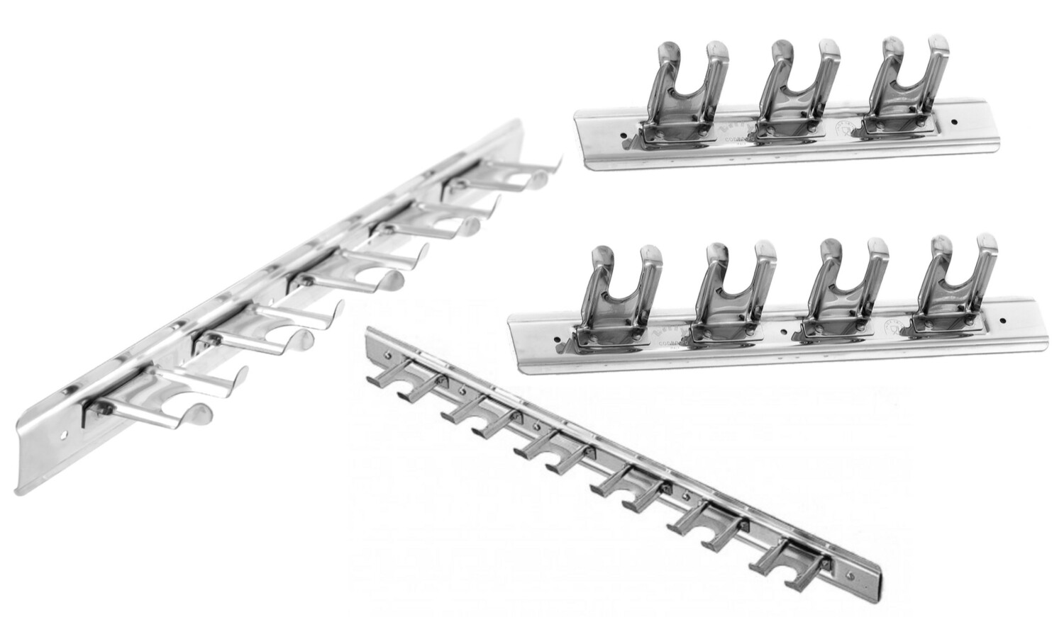 BLUE FARM | Lilly. Stainless steel wall support,  with 3-4-5-6 places