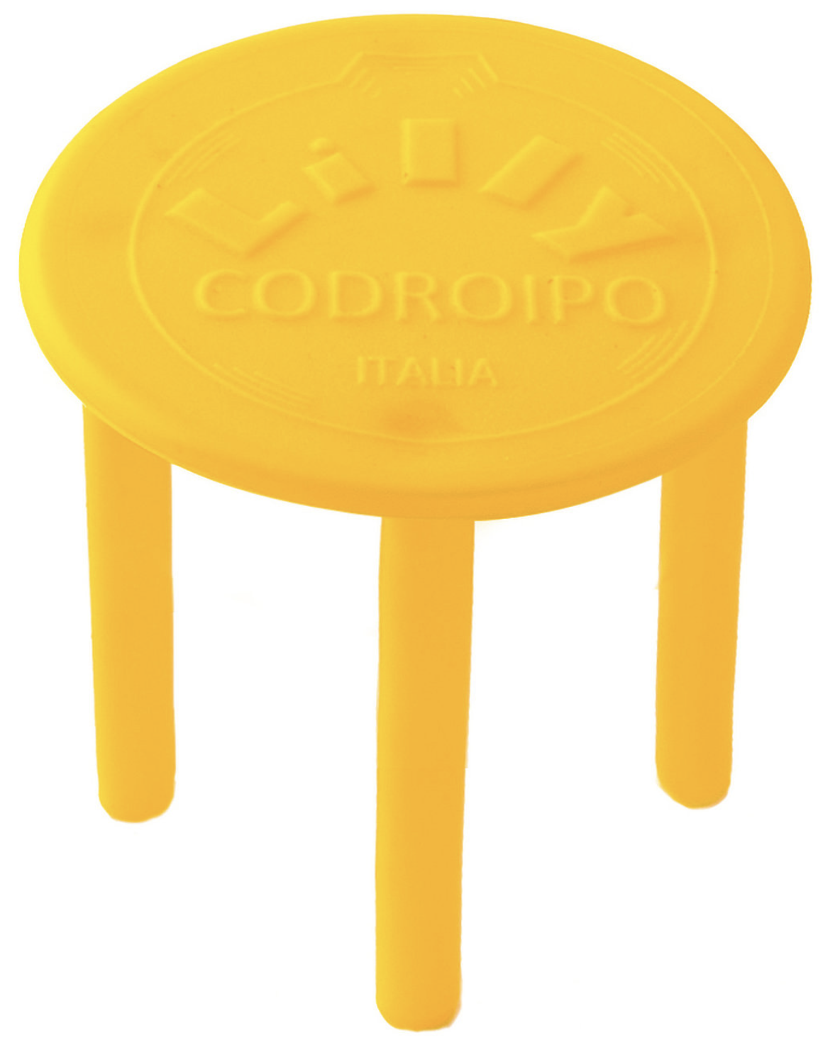 BLUE FARM | Lilly.  Cilindric spacers for pizza take-away, in atoxic PP. 2 measures and 5 variants, The chosen option is spacers with: diameter Ø 3 cm - h 3 cm. Packaging with 1.000 pieces