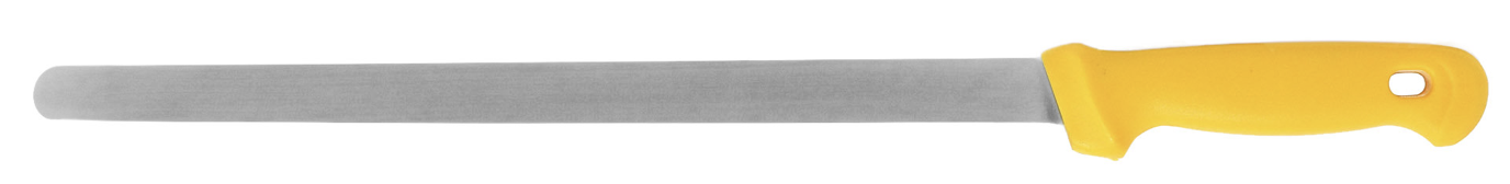 BLUE FARM | Lilly. Professional 28 or 32 cm raw ham knife, The chosen size is with: Blade length 28 cm - 11,02 inches