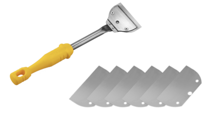 BLUE FARM | Lilly. St steel scraper for grills and plates and spare parts