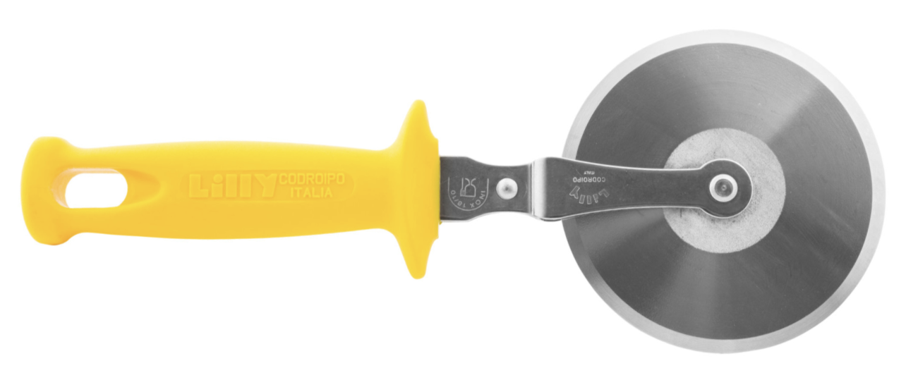 BLUE FARM | Lilly. Professional pizza cutter wheels. Available in 6 models., The chosen item is: Code 0150/X straight pizza cutter with blade diameter 10 cm