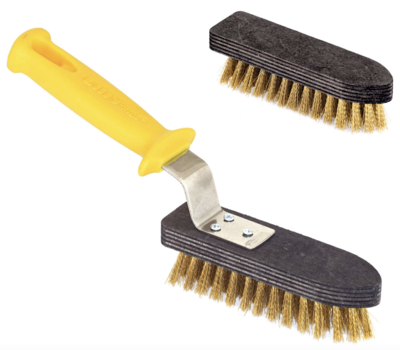 BLUE FARM | Lilly. Brass brush for cleaning grill and plates