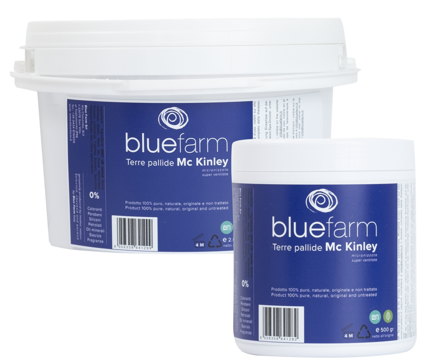 BLUE FARM | kalindra.it. Concentrated powdered McKinley’s clay. External use