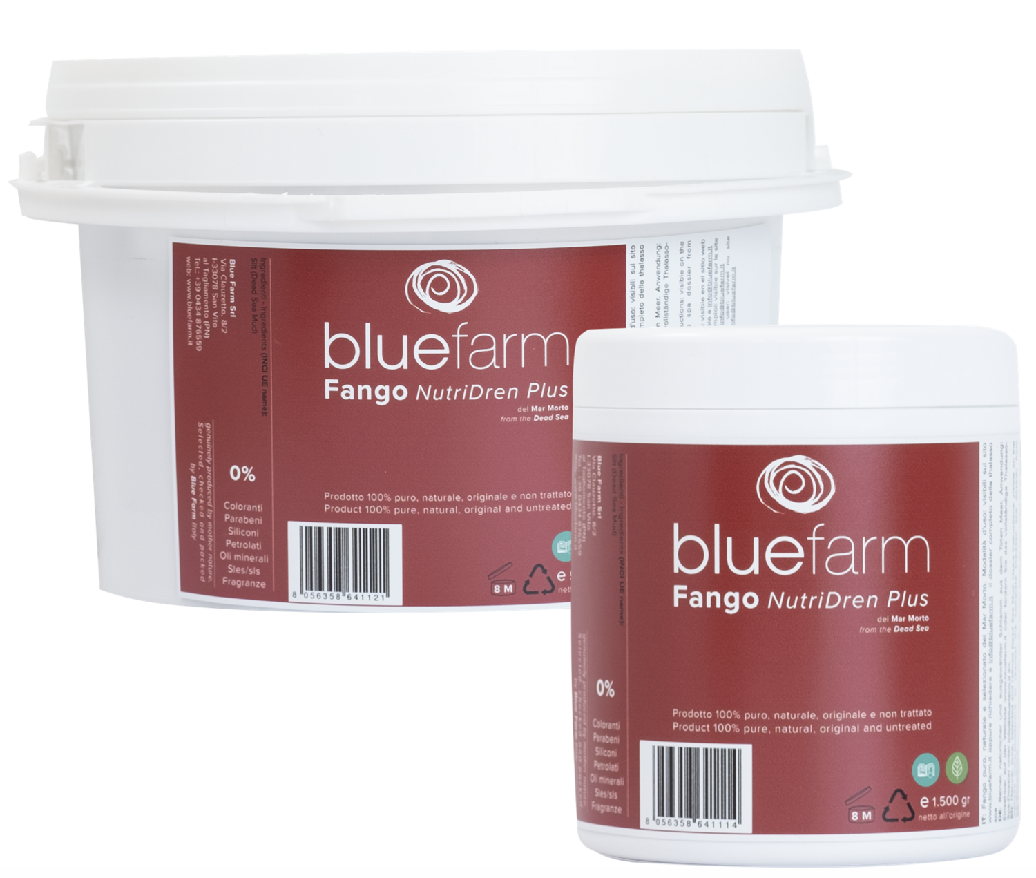 BLUE FARM | kalindra.it. Fango del Mar Morto NutriDren Plus. Uso externo