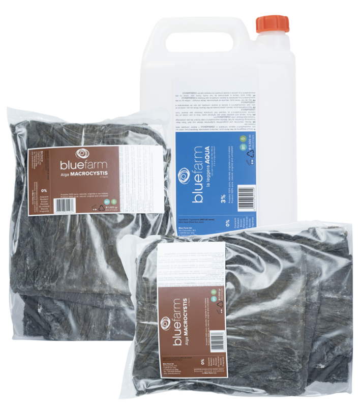 BLUE FARM | kalindra.it. 100% natural Macrocystis Pyrifera algae. External use