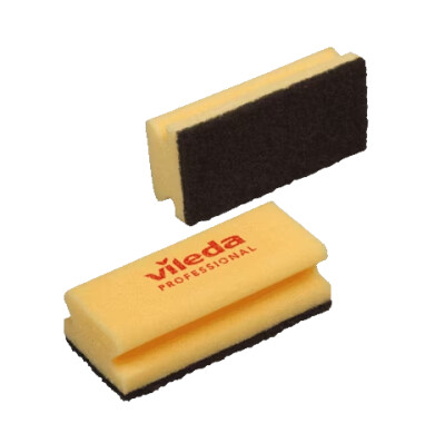 BLUE FARM | Vileda. Glitzi Superstark. Abrasive sponges. Foam backing.  100 pcs, The chosen option is a pack with: 100 Glitzi Superstark black (101885)