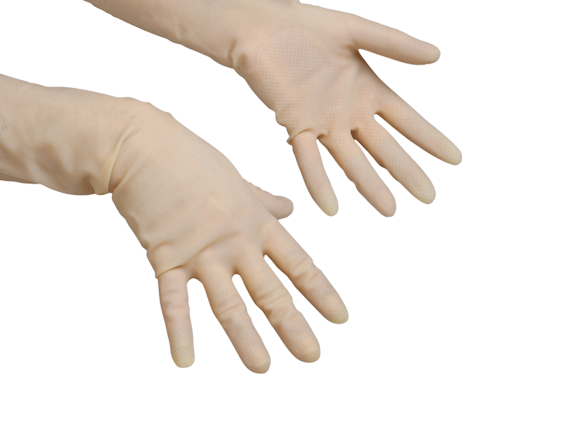 BLUE FARM | Vileda Professional. LightWeight High Tactile Sensitivity Latex Glove. 10 Pairs (20 Gloves)
