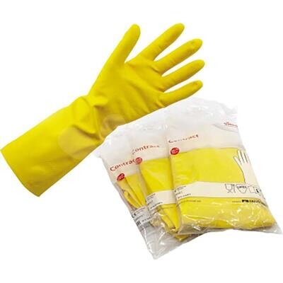 BLUE FARM | Vileda Professional Contract: Category 1 plush latex glove. 4 sizes