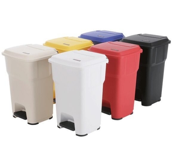 BLUE FARM | Vileda. Hera: pedal waste containers. 6 colors available