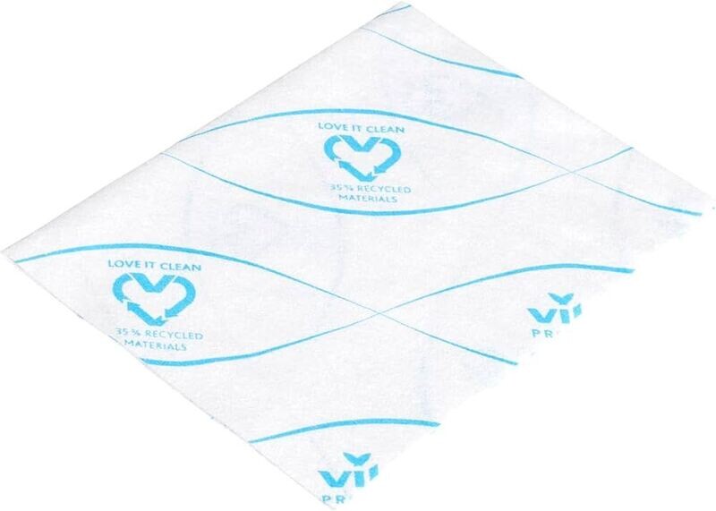 BLUE FARM | Vileda Professional. r-MicronSolo: Einwegtuch aus recycelten Materialien. Dim.: cm 30 x 40
