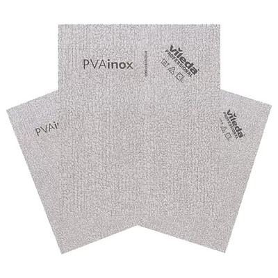 BLUE FARM | Vileda Professional. PVAinox: the ally for cleaning steel surfaces cm 35 x 44. Kit 5 pieces