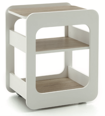 BLUE FARM | Vismara. Creo. Trolley with 3 shelves. 3 finishes available