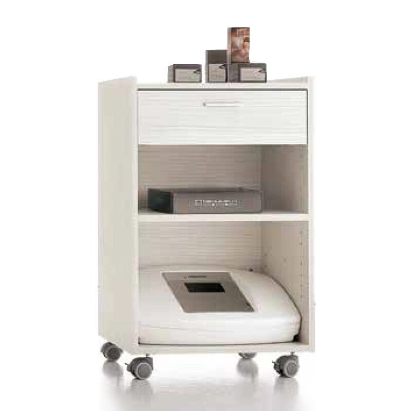 BLUE FARM | Vismara. Nine 2. Trolley with open compartments and 1 drawer
