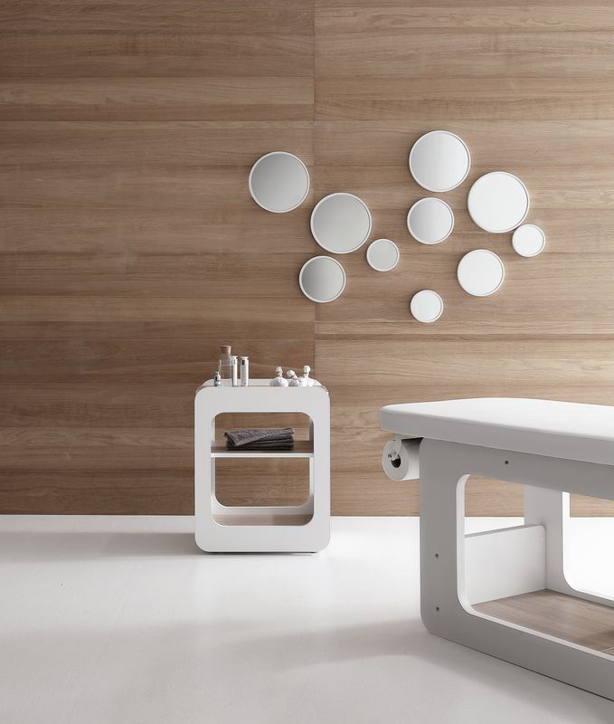 BLUE FARM | Vismara. Creo. Wooden massage table. Available with 3 finishes