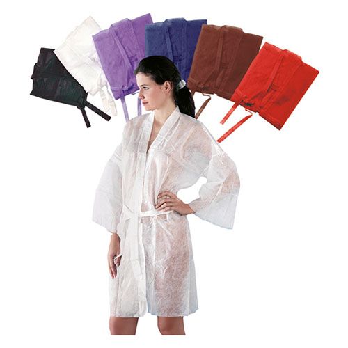 BLUE FARM | GR. Kit of 100 disposable non-woven kimonos, individually wrapped. 3 colors available
