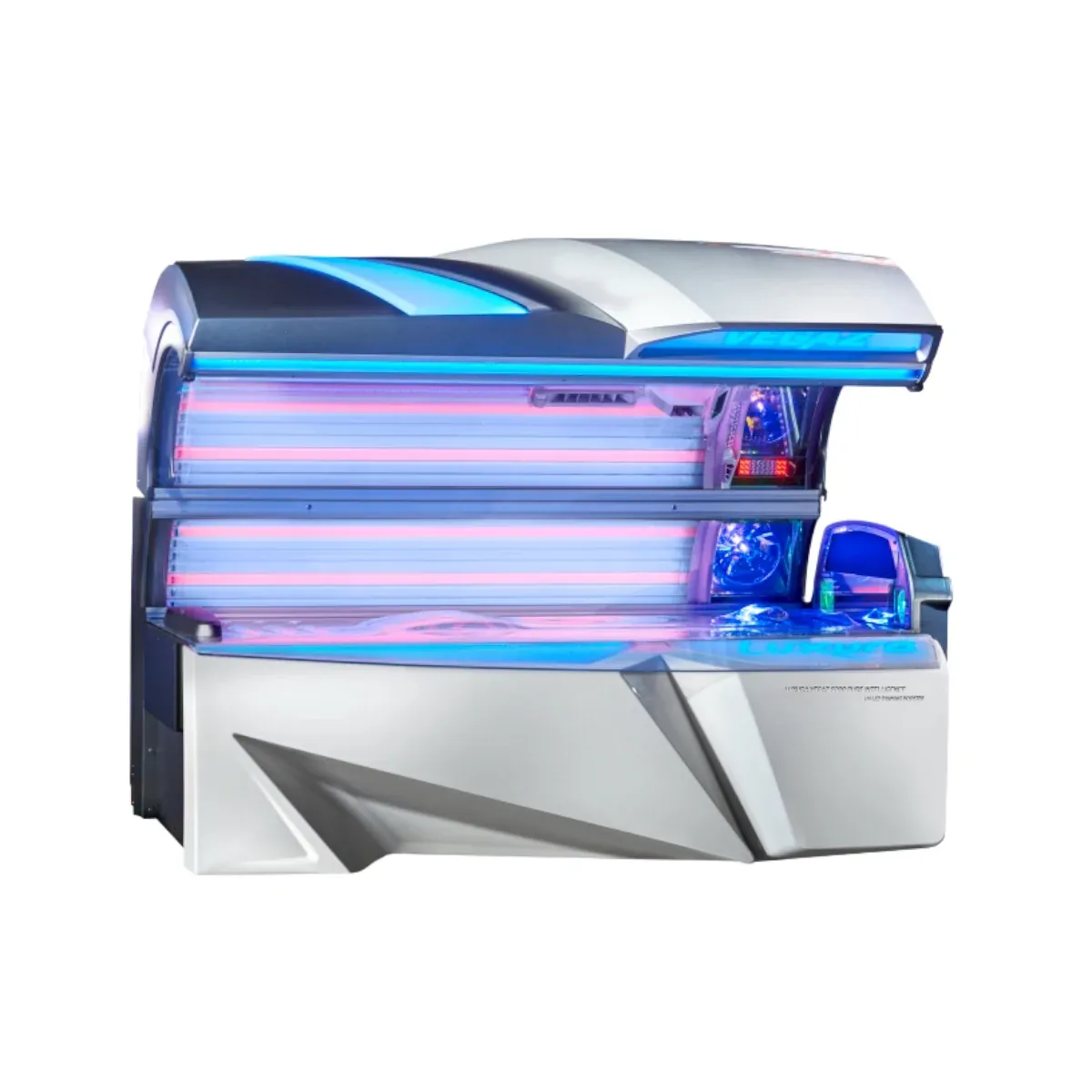 BLUE FARM | In Prema. Vegaz. Professional tanning bed. Collagen+. 5 setups available, Model chosen: 8200 Balance