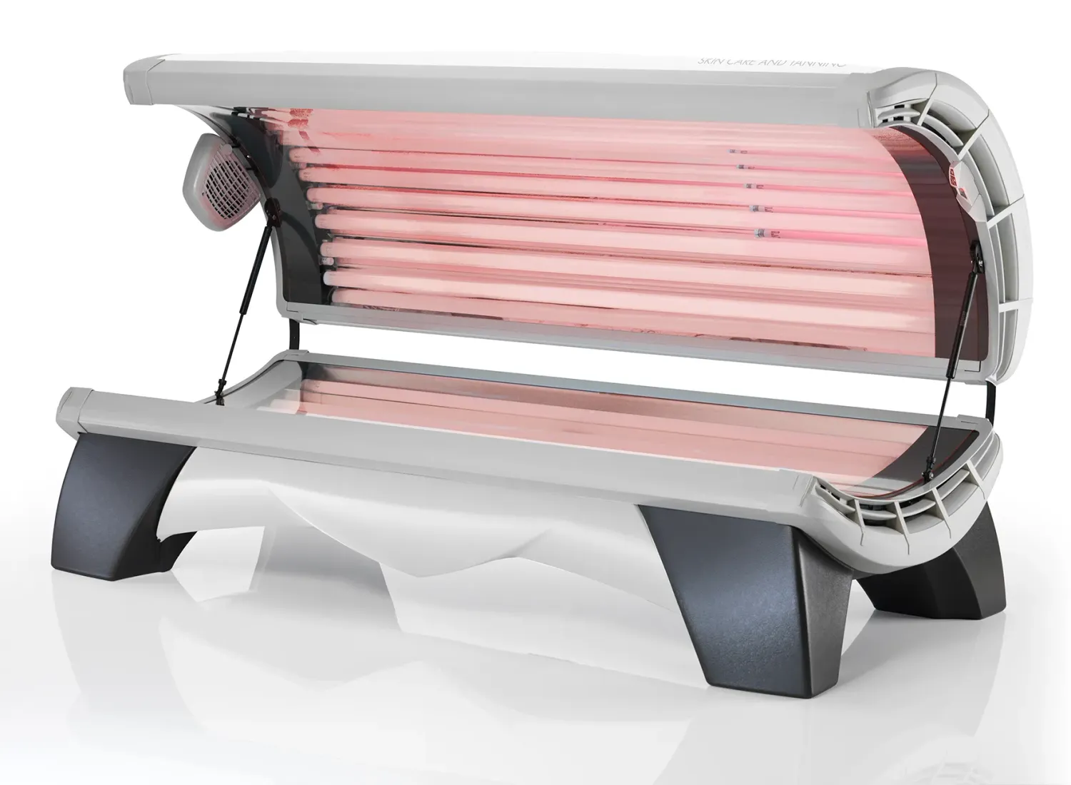 BLUE FARM | Hapro Collagen Sun. Tanning bed with collagen. 3 models available, Model chosen: Collagen Sun 24 Pearl White