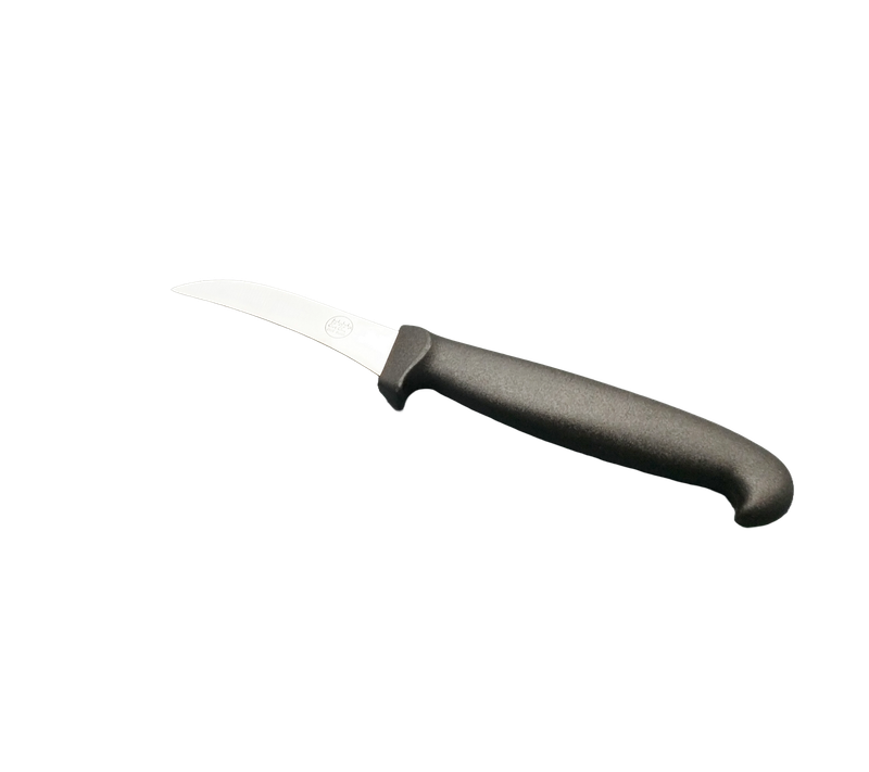 BLUE FARM | Due Buoi knives. 792/7. Paring knife with curved tip blade