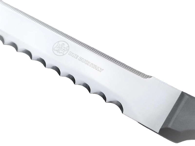 BLUE FARM | Due Buoi knives. 2550. Frozen food knife with double 22 cm blade